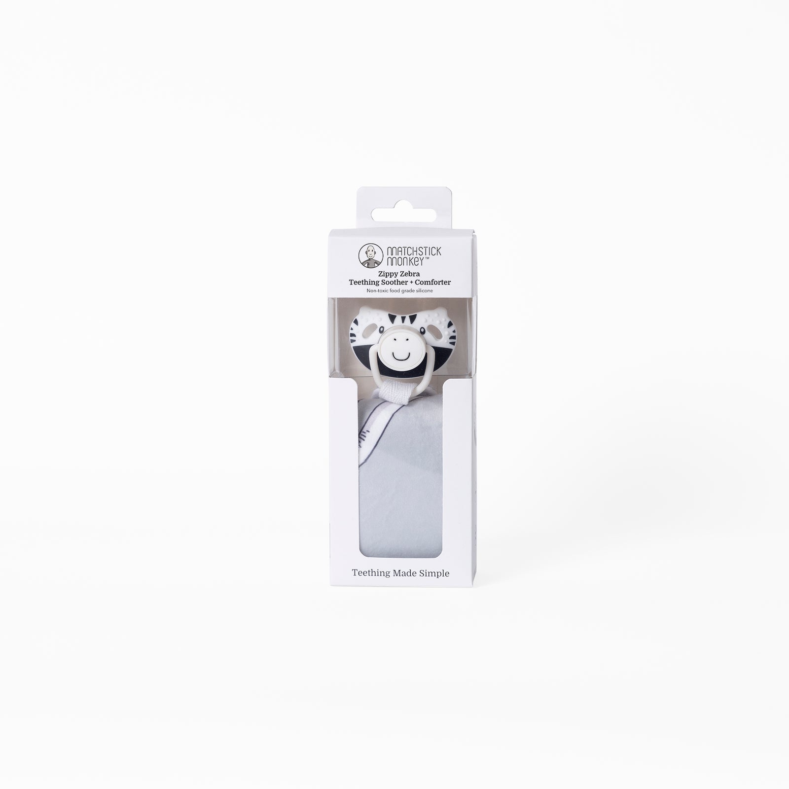Teething Soother and Comforter Zippy Zebra - All In One