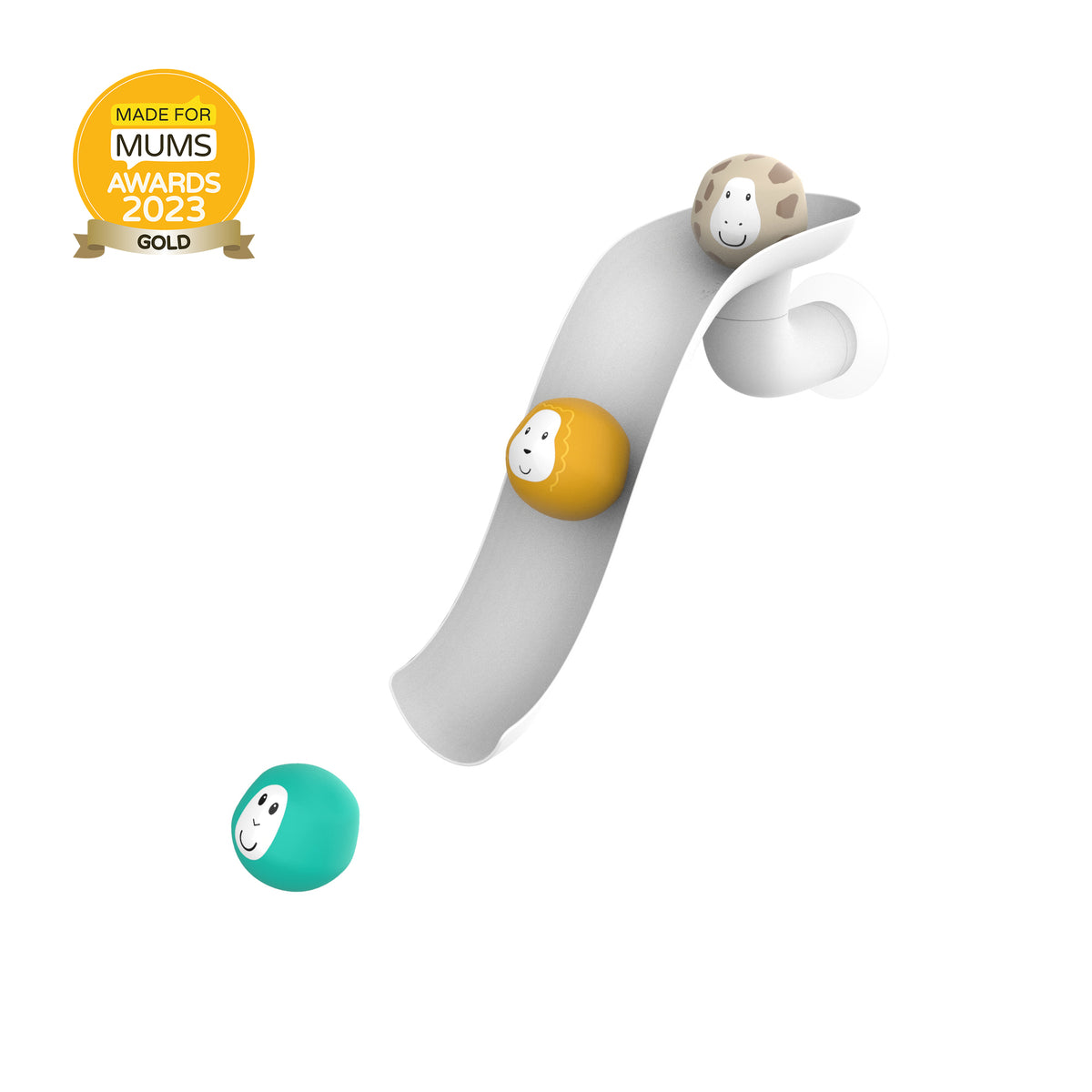 White Bathtime Slide Set