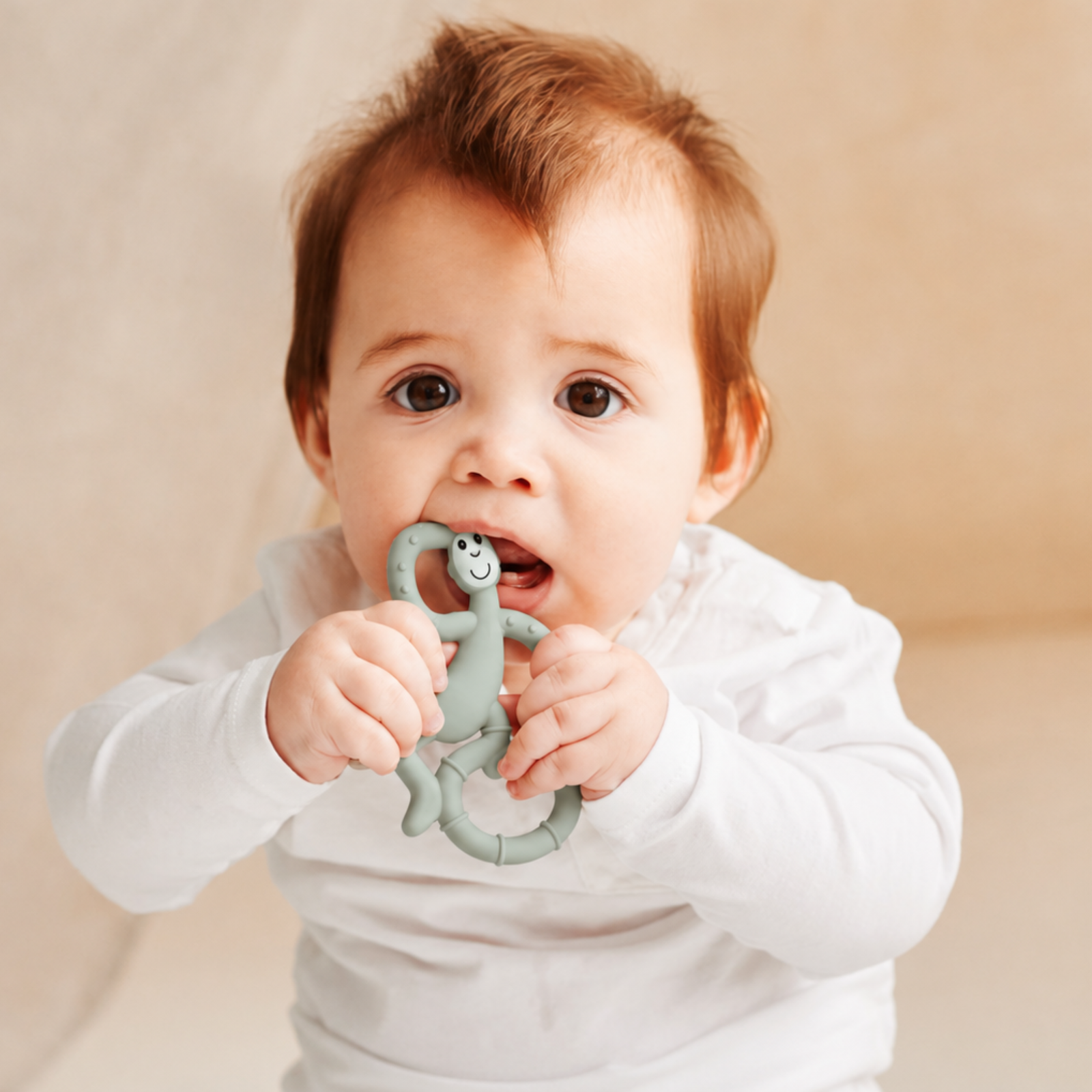 Mint Green Mini Monkey Teether