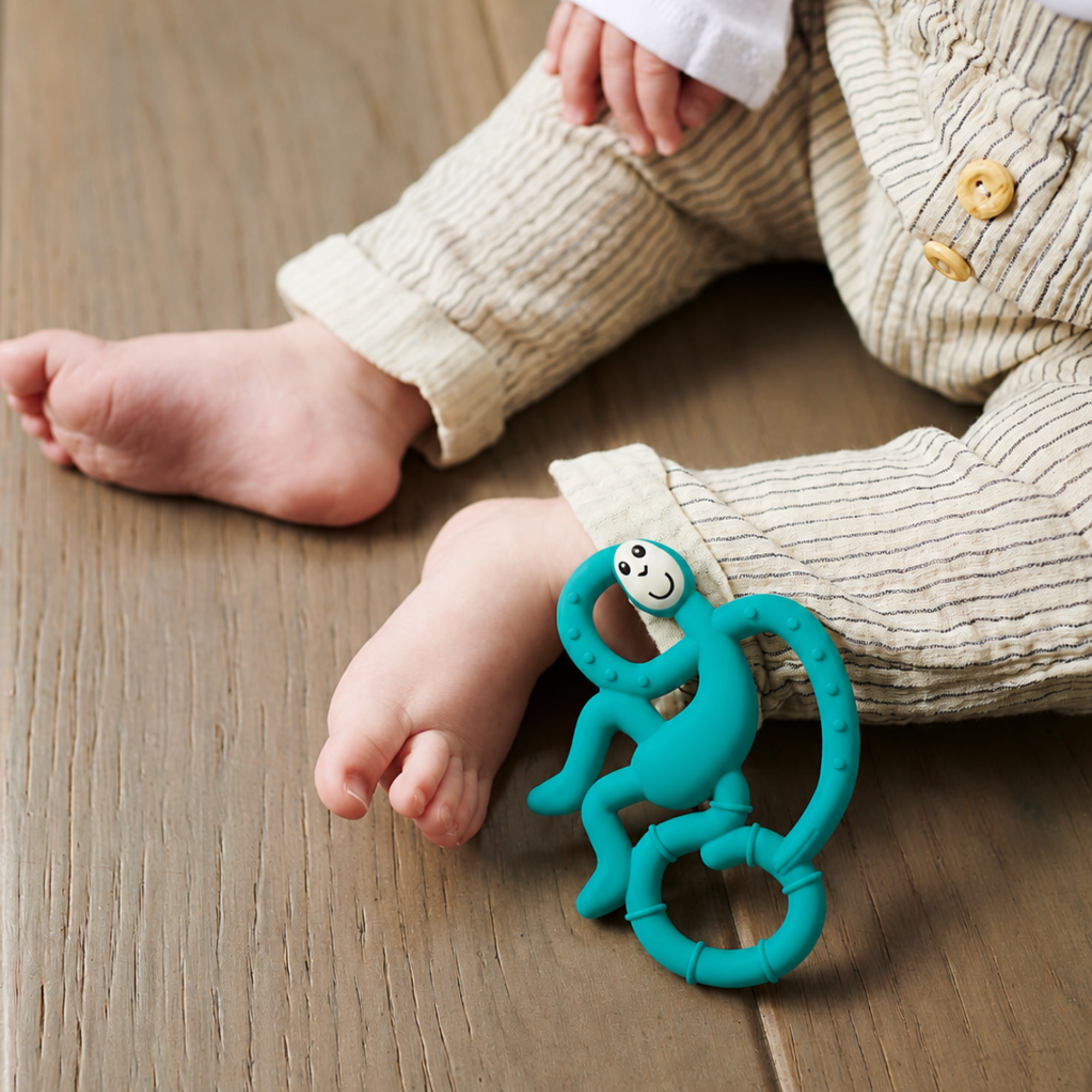 Green Mini Monkey Teether