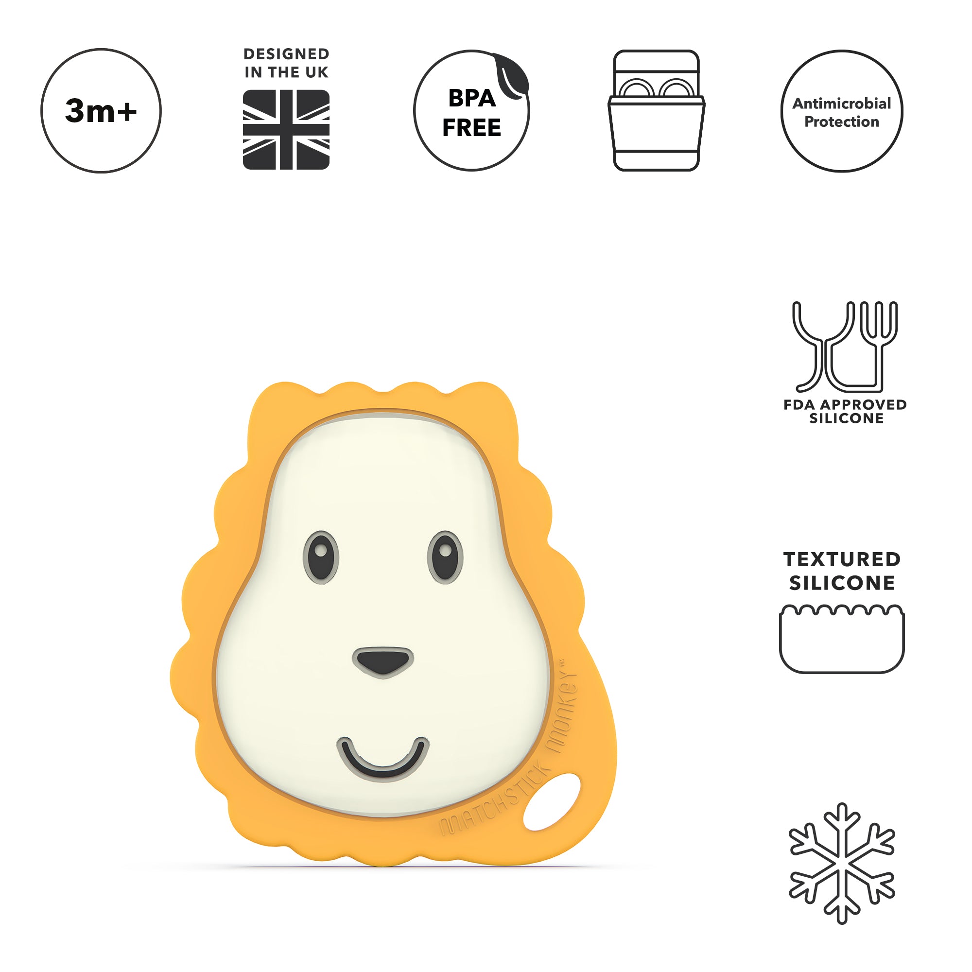 Flat Lion Teether
