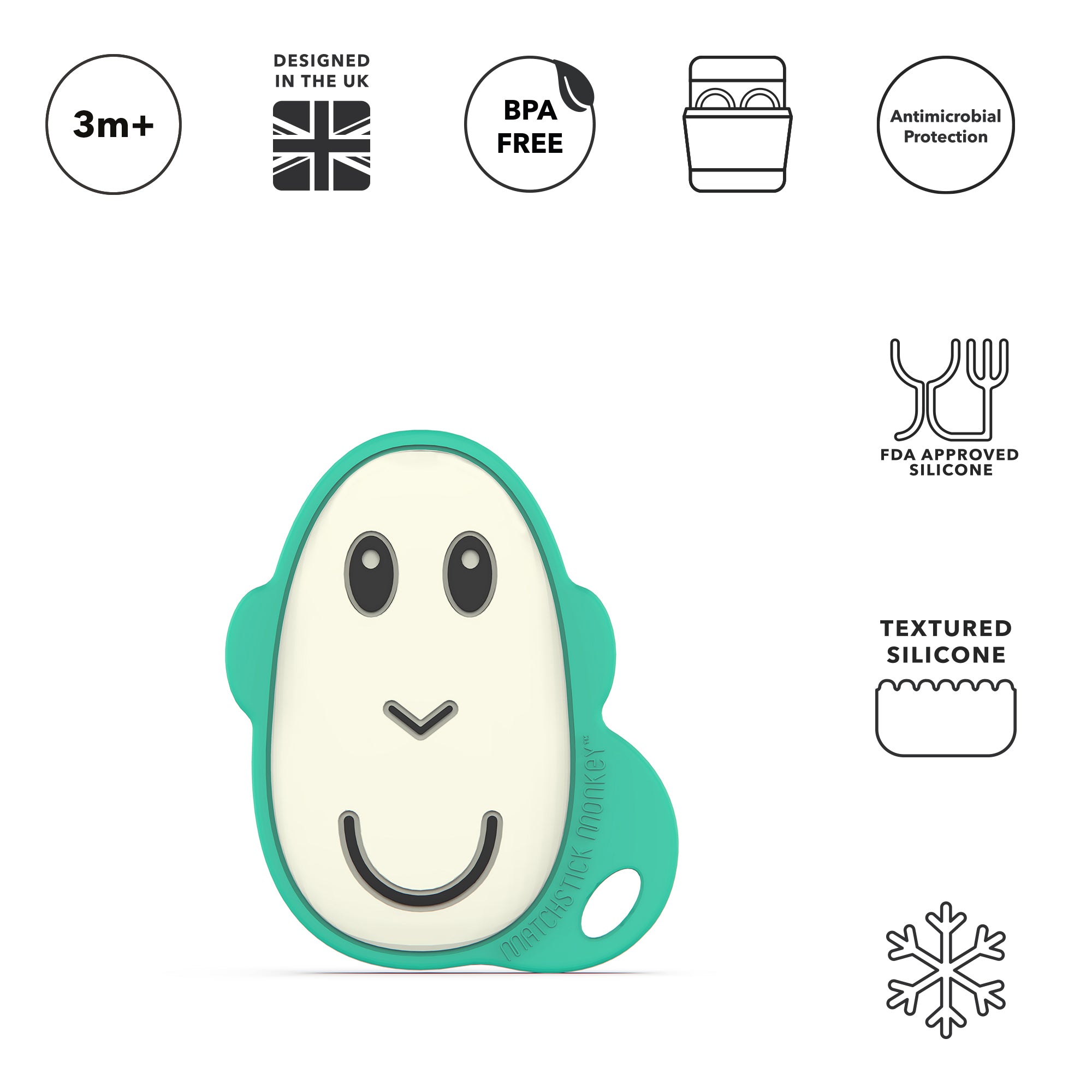 Flat Monkey Teether