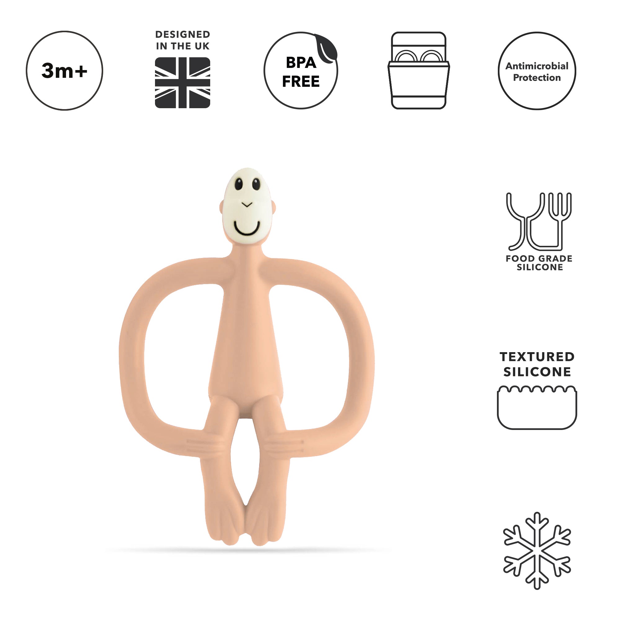 Peach Original Teether
