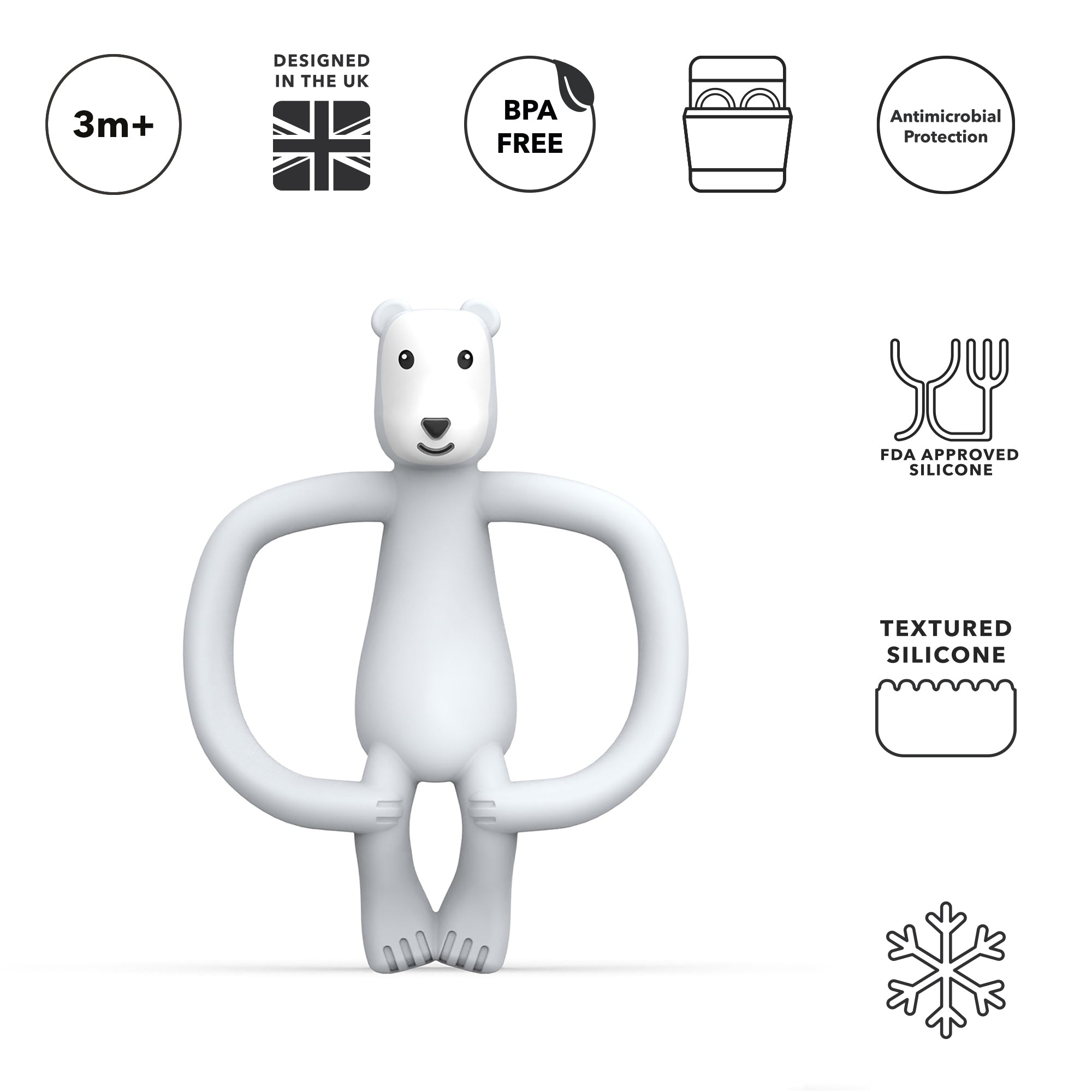 Pomelo Polar Bear Teether