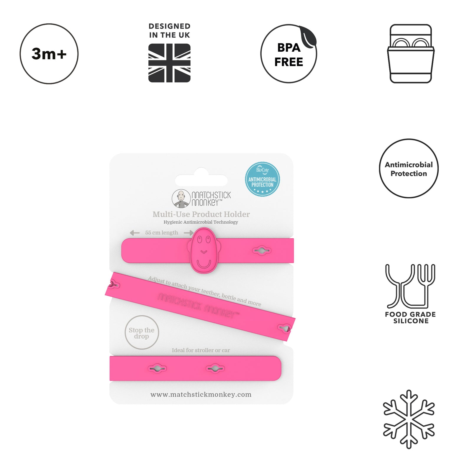 Pink Multi-Use Product Holder