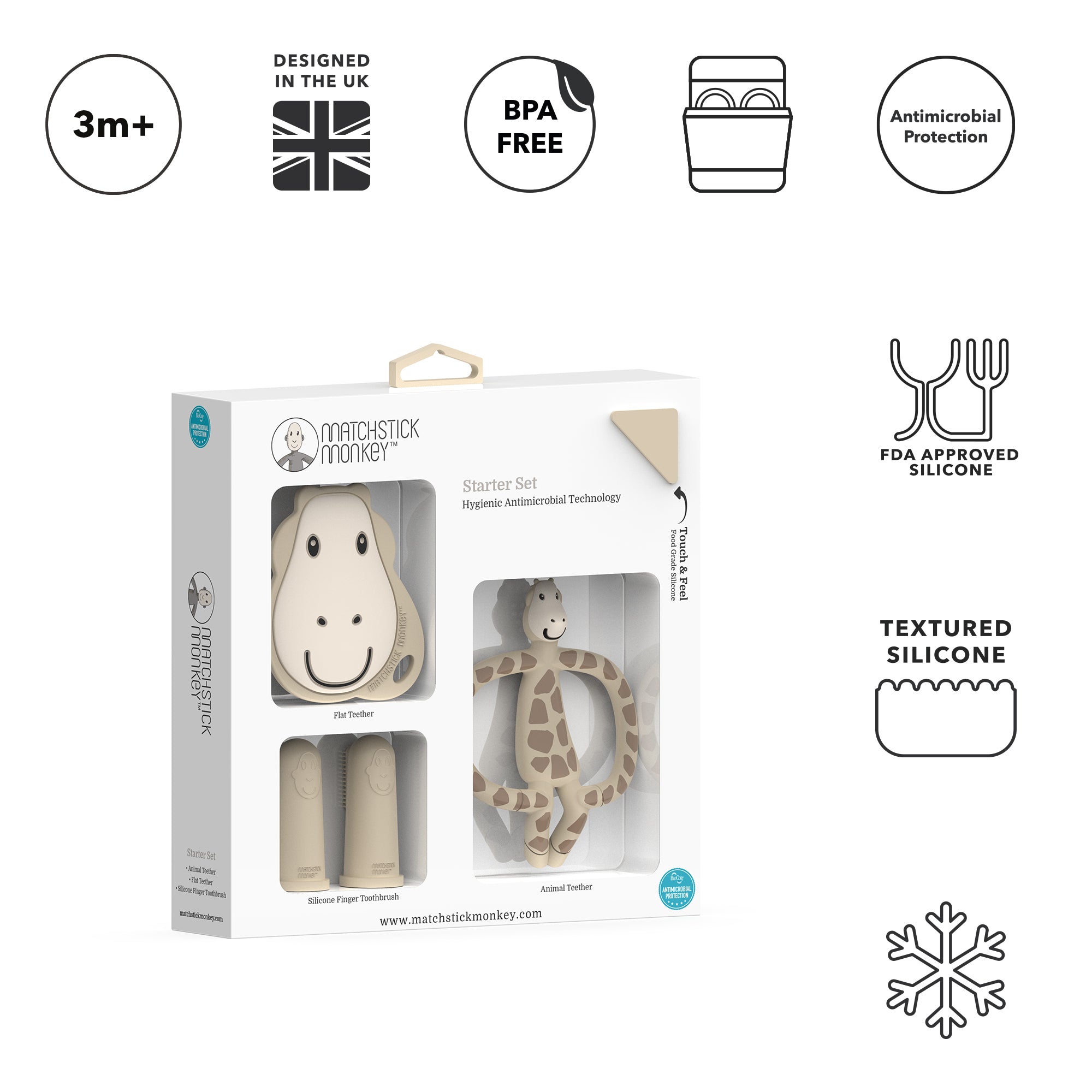 Gigi Giraffe Teething Starter Set
