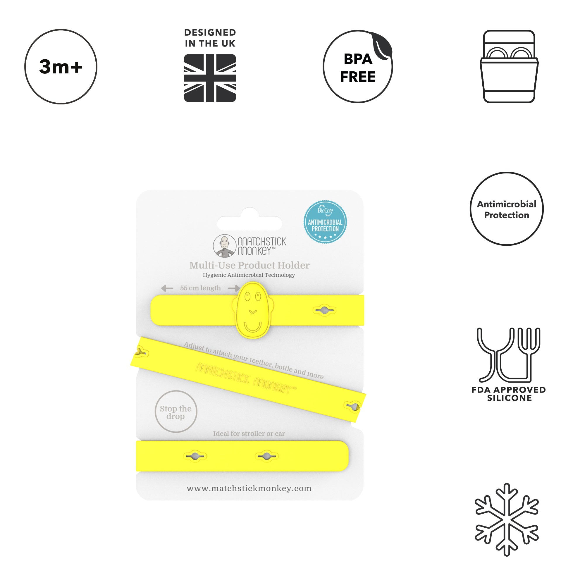 Yellow Multi-Use Product Holder
