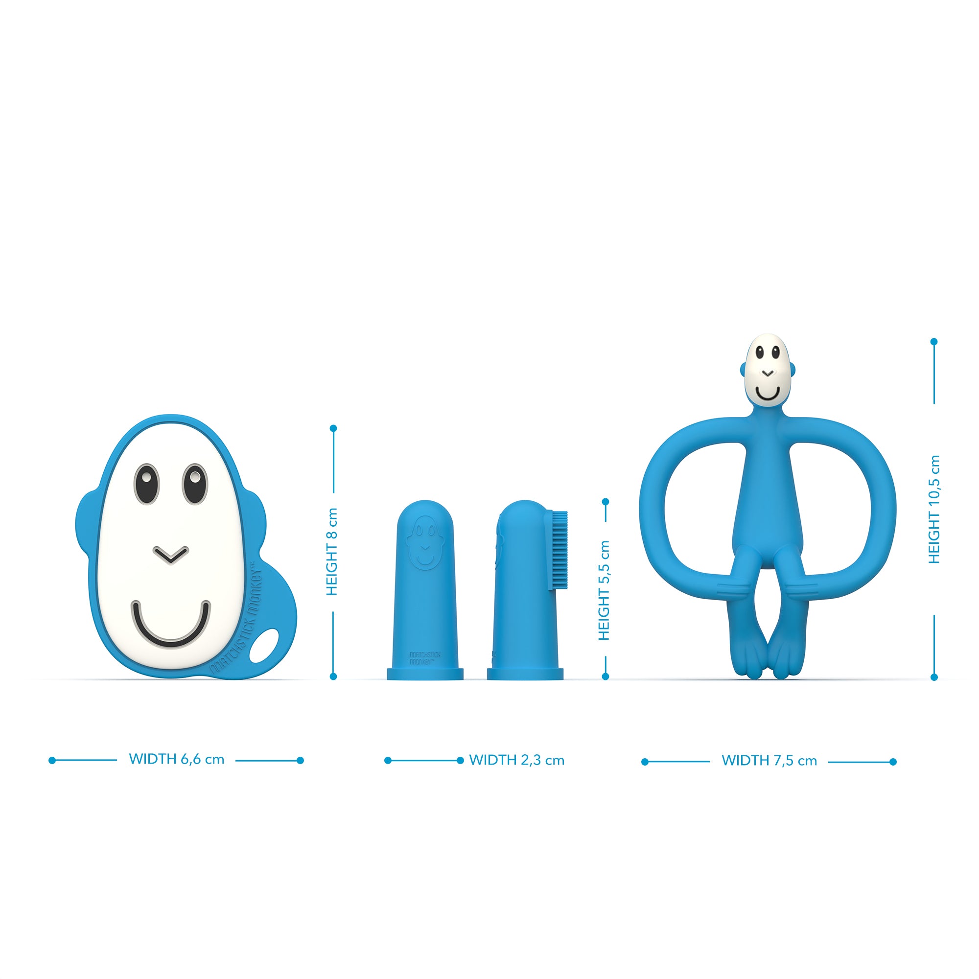 Blue Teething Starter Set