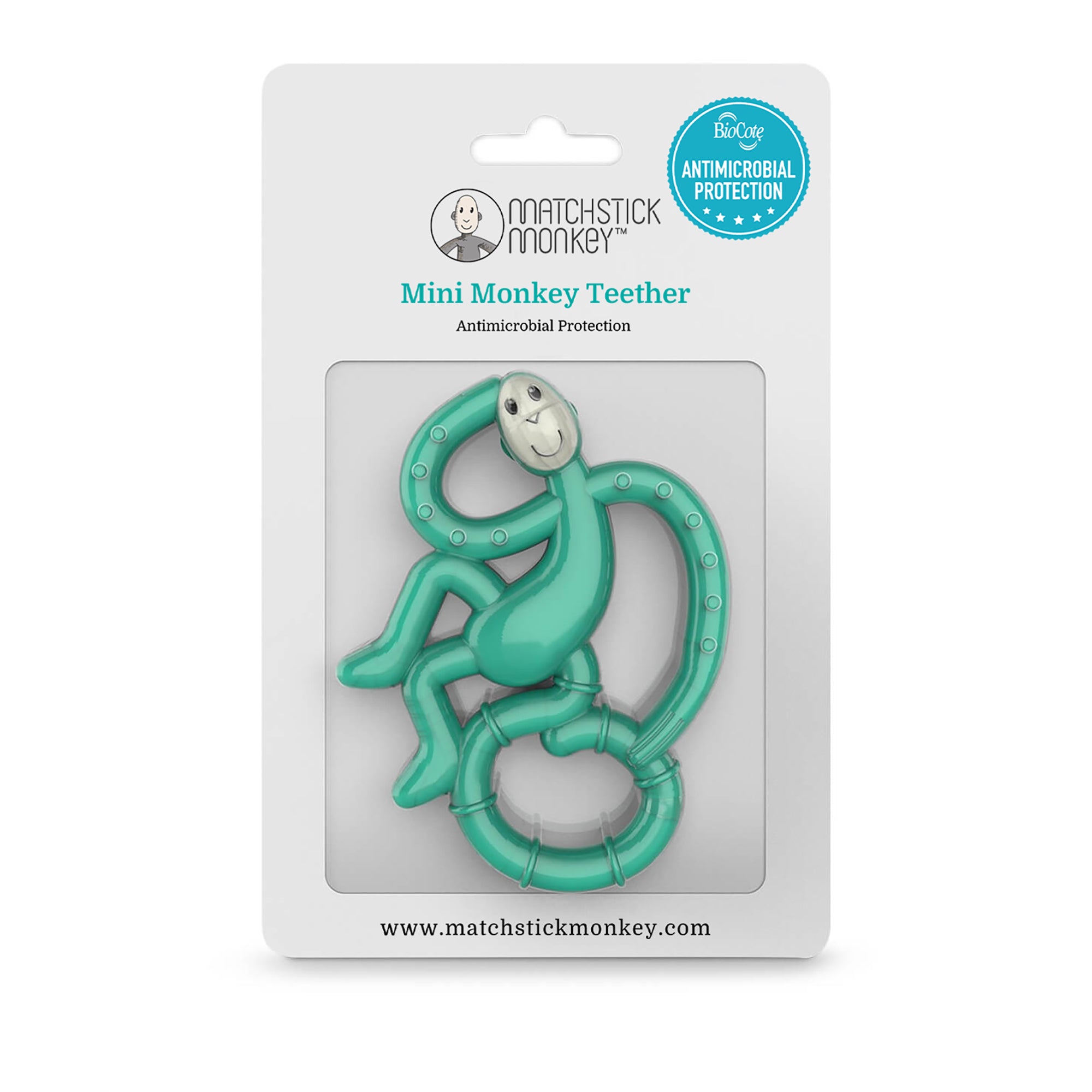 Green Mini Monkey Teether