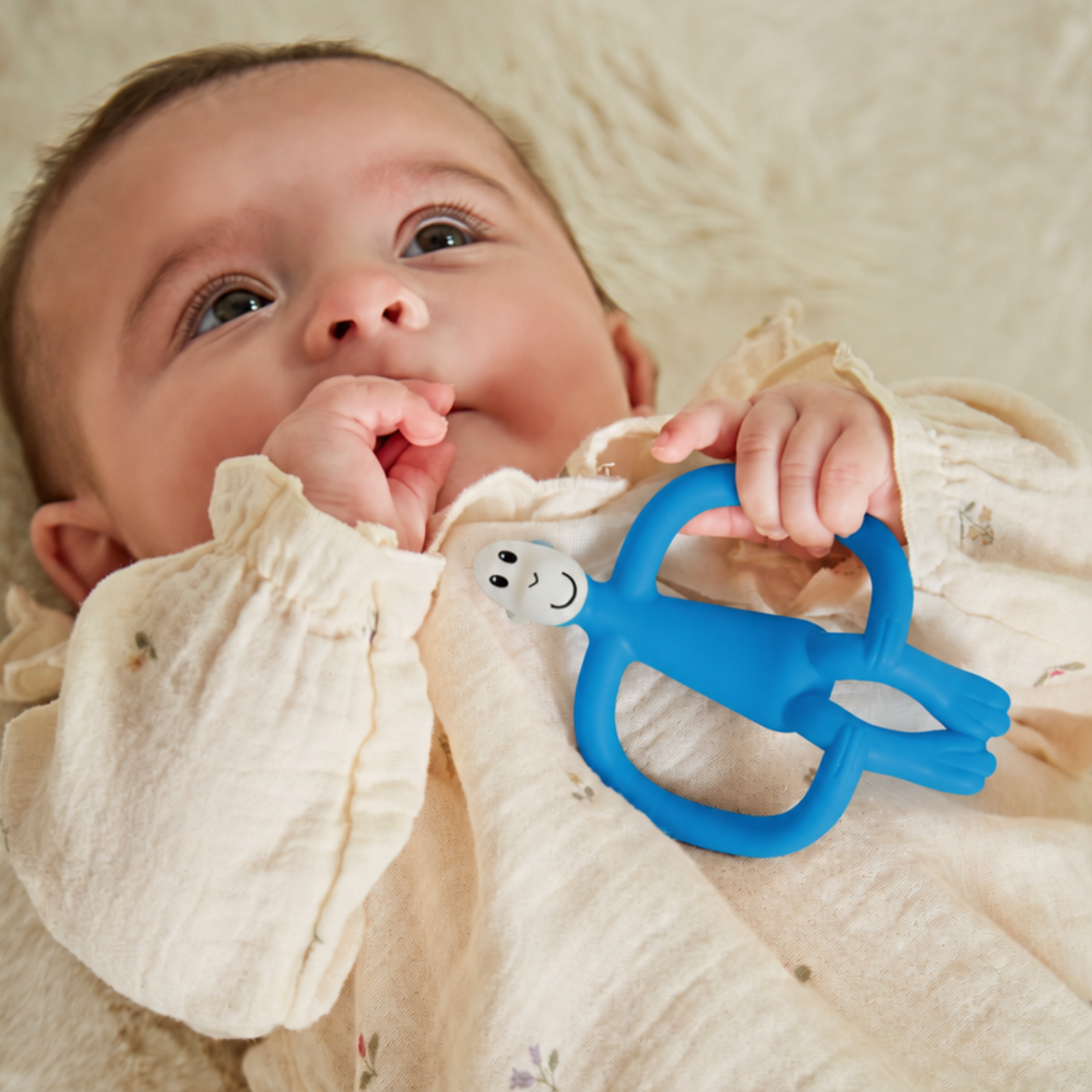 Blue Monkey Teether