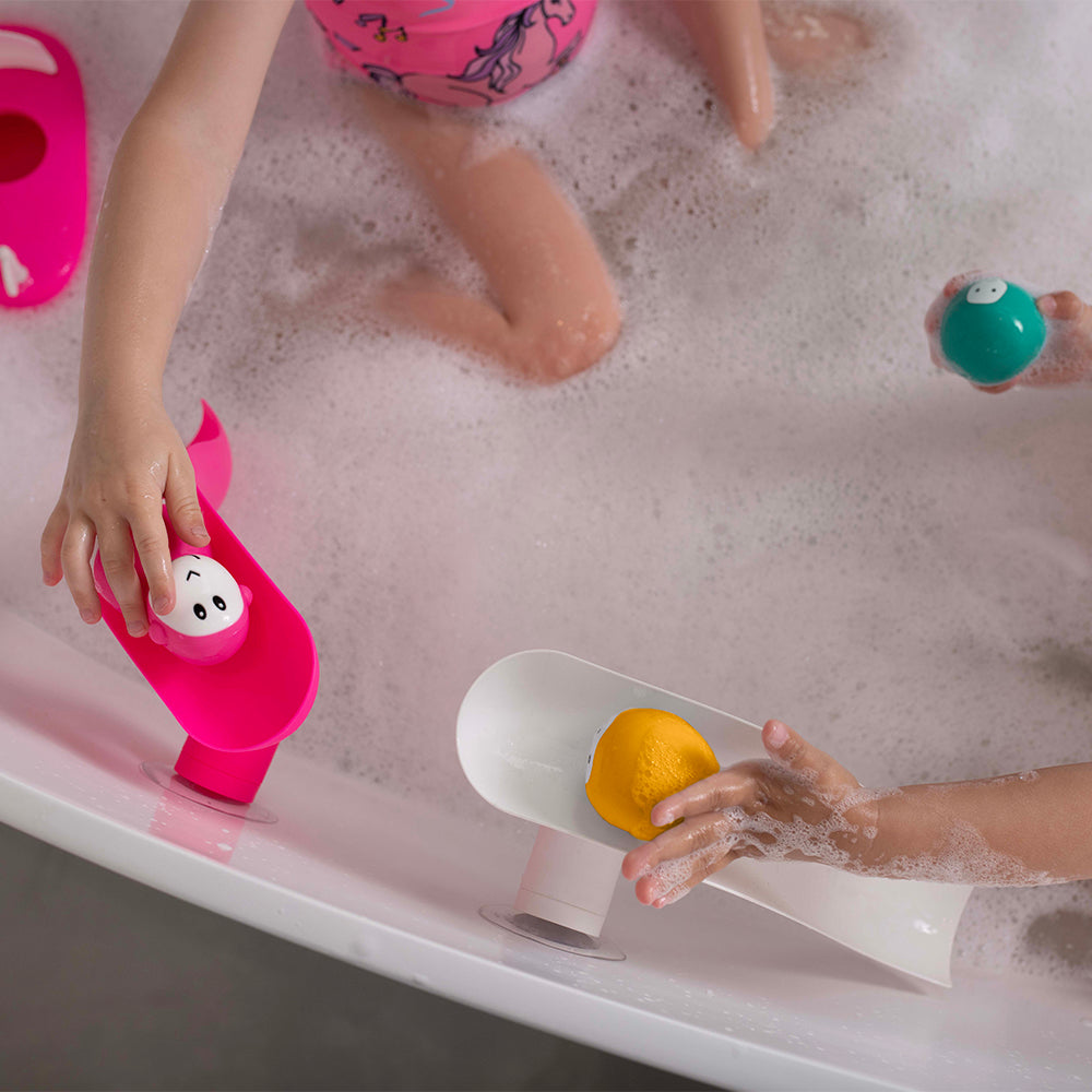 White Bathtime Slide Set