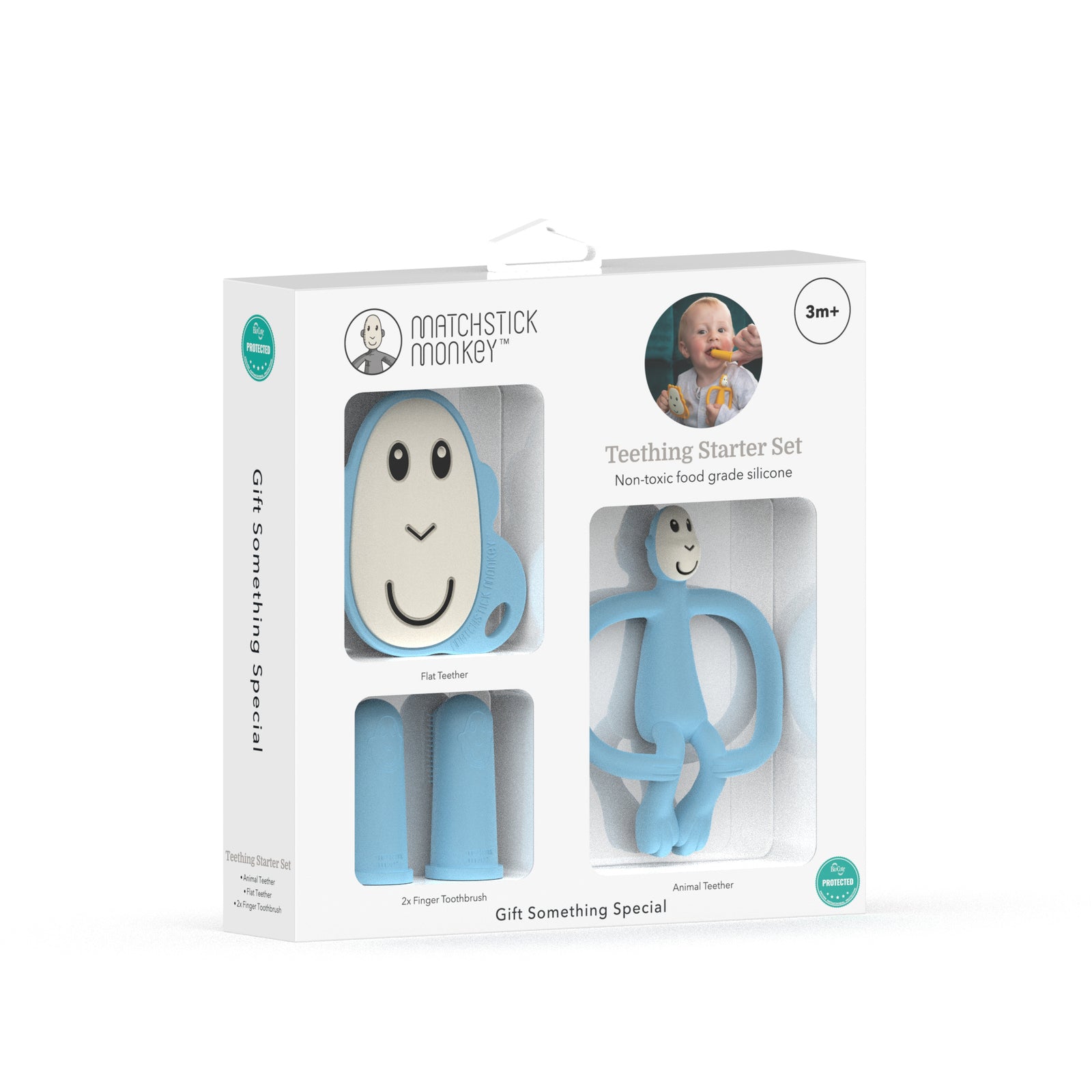 Light Blue Teething Starter Set