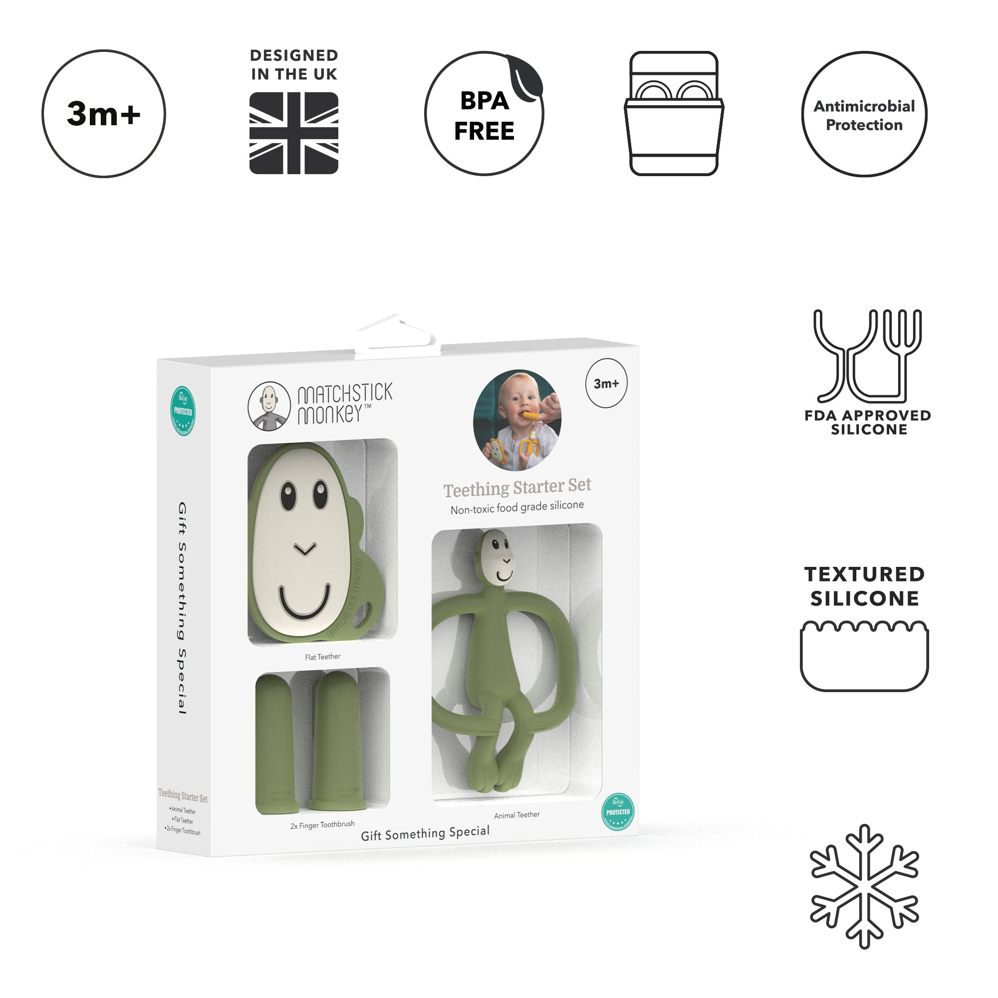 Olive Teething Starter Set