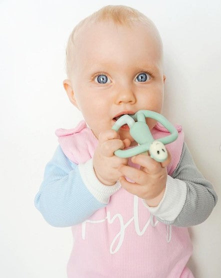 Instagram Baby Matchstick Monkey Green Teether