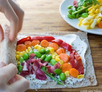 Summer Snack Healthy Wrap