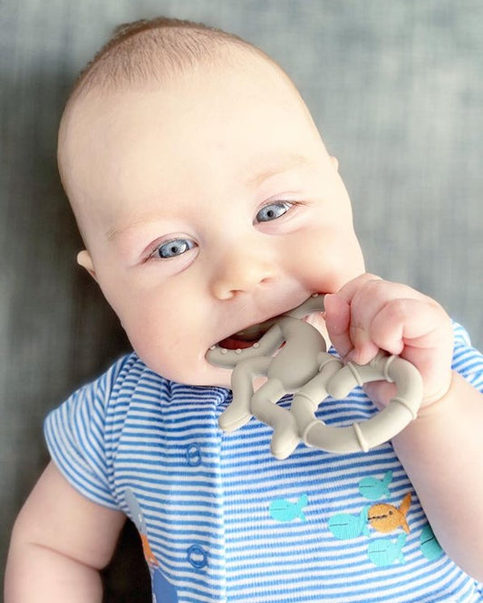 Instagram Baby Matchstick Monkey Grey Teether