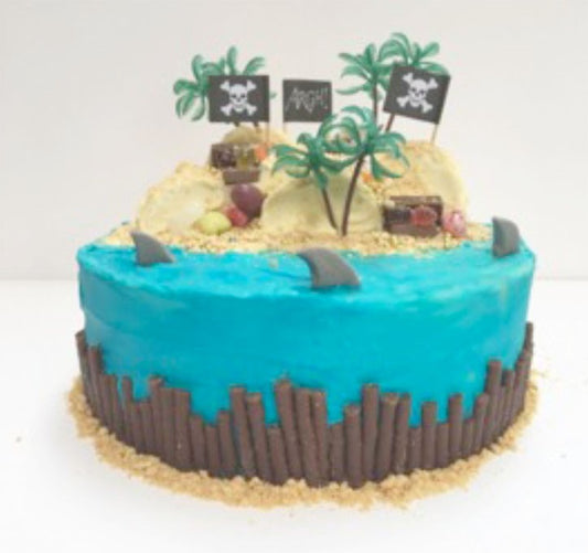 Toddler Treasure Island Birthday Cake