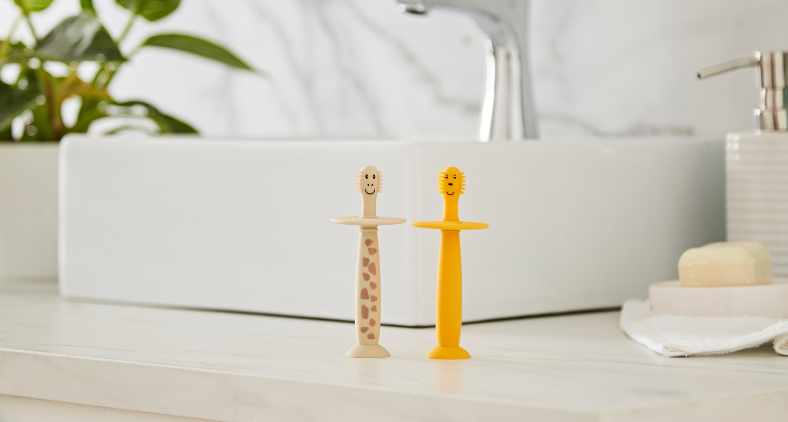 Toothbrush with stopper
