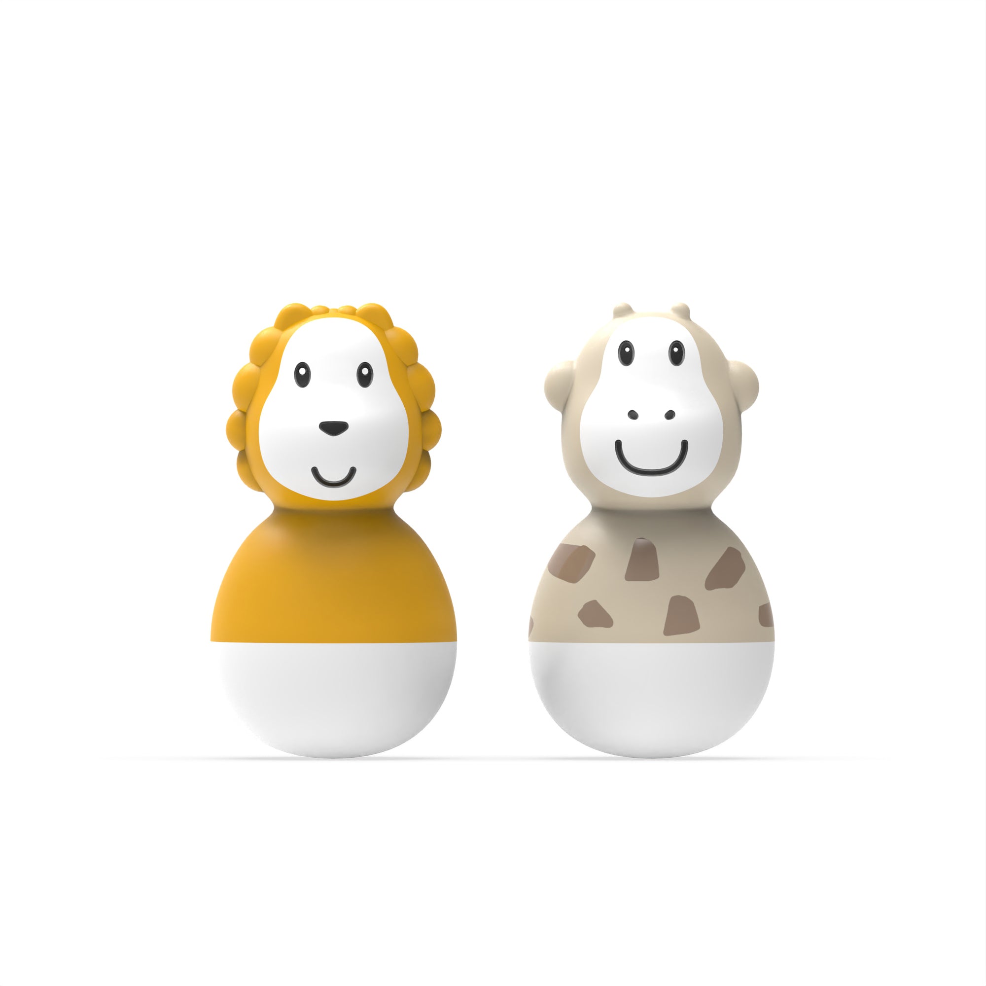 Bathtime Wobblers Lion & Giraffe