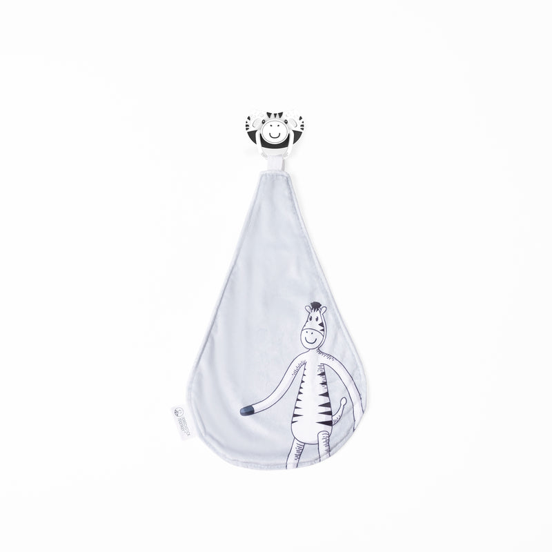 Teething Soother and Comforter Zippy Zebra - All In One