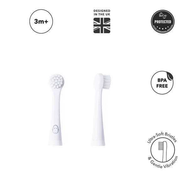 Baby Sonic Electric Toothbrush Replacement Heads (2 Pack)