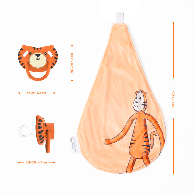 Teething Soother and Comforter Teddy Tiger All in One