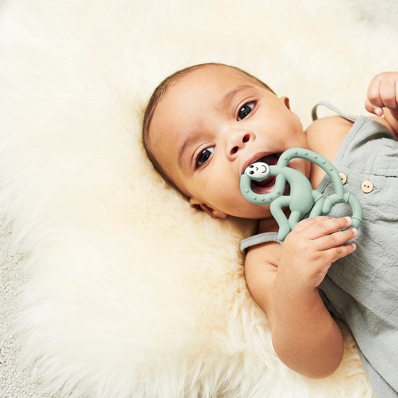 Mint Green Mini Monkey Teether
