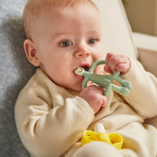 Monkey Teether & Banana Gift Set