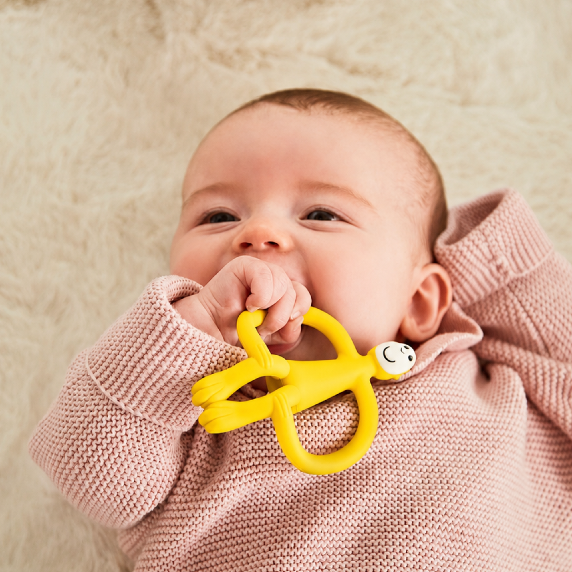 Yellow Monkey Teether