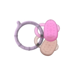 Lilac, Pink & Dusty Pink Cooling Teether