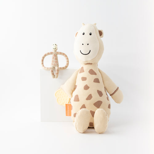 Sensory Teething Teddy Set - Giraffe