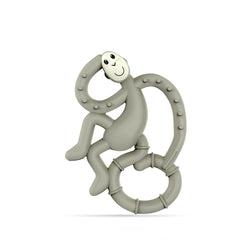 Mini Monkey Teether Animal Teething Toy Grey Matchstick