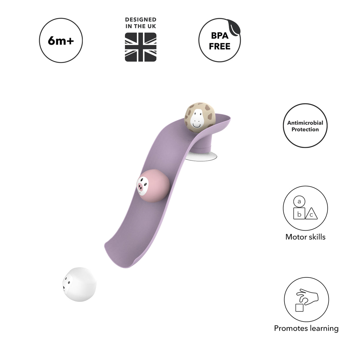 Bathtime Slide Set Lilac