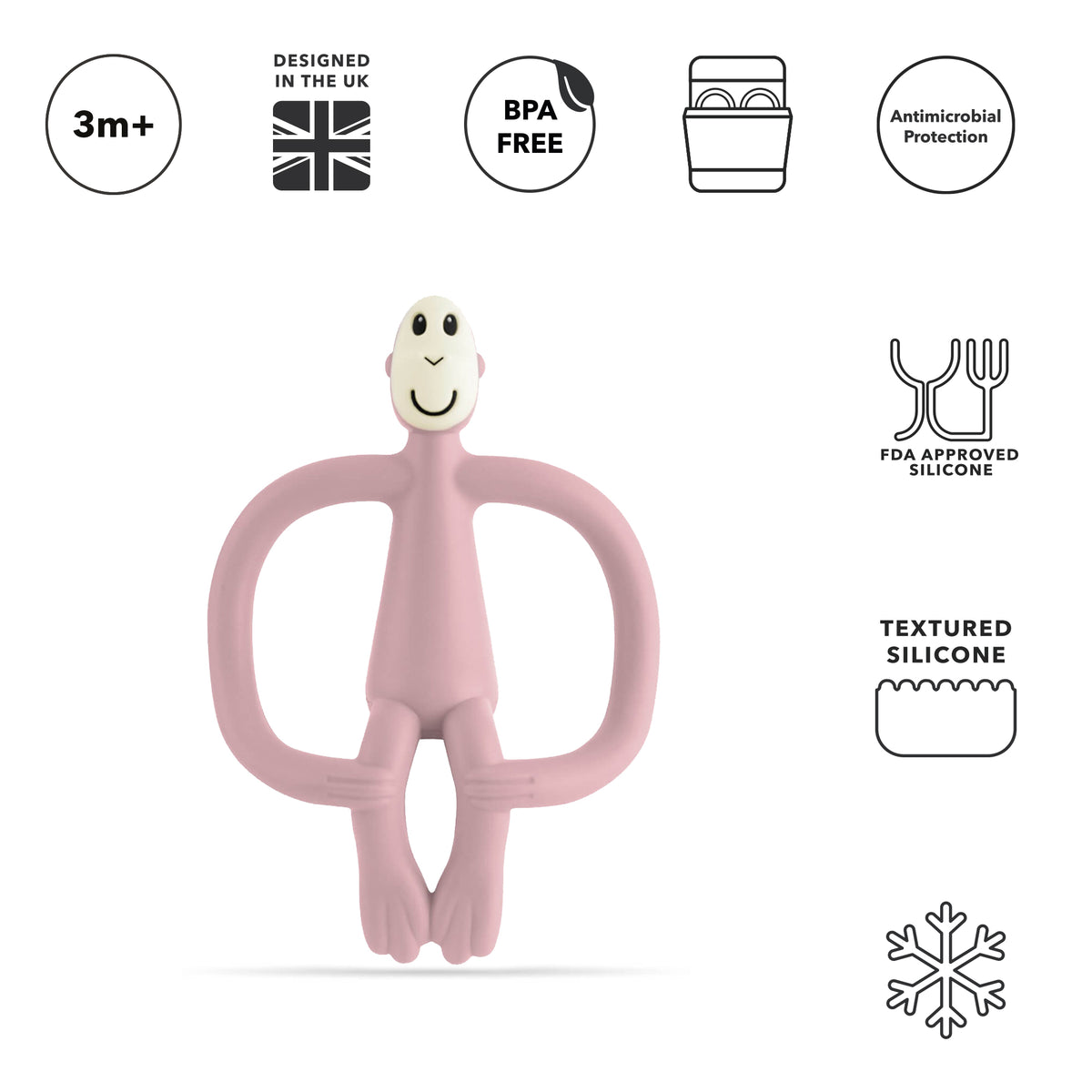 Dusty Pink Original Teether
