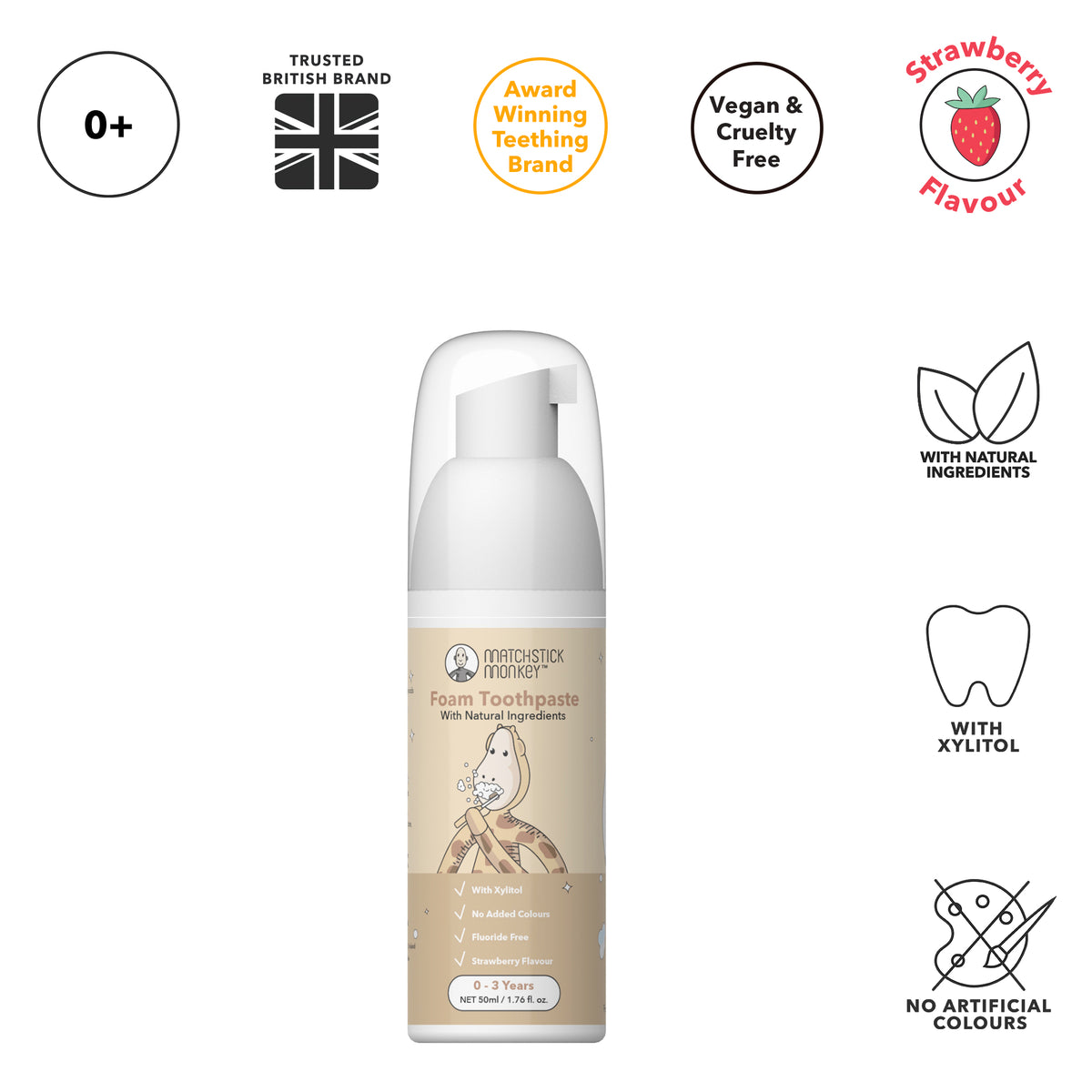 Foam Toothpaste - Giraffe