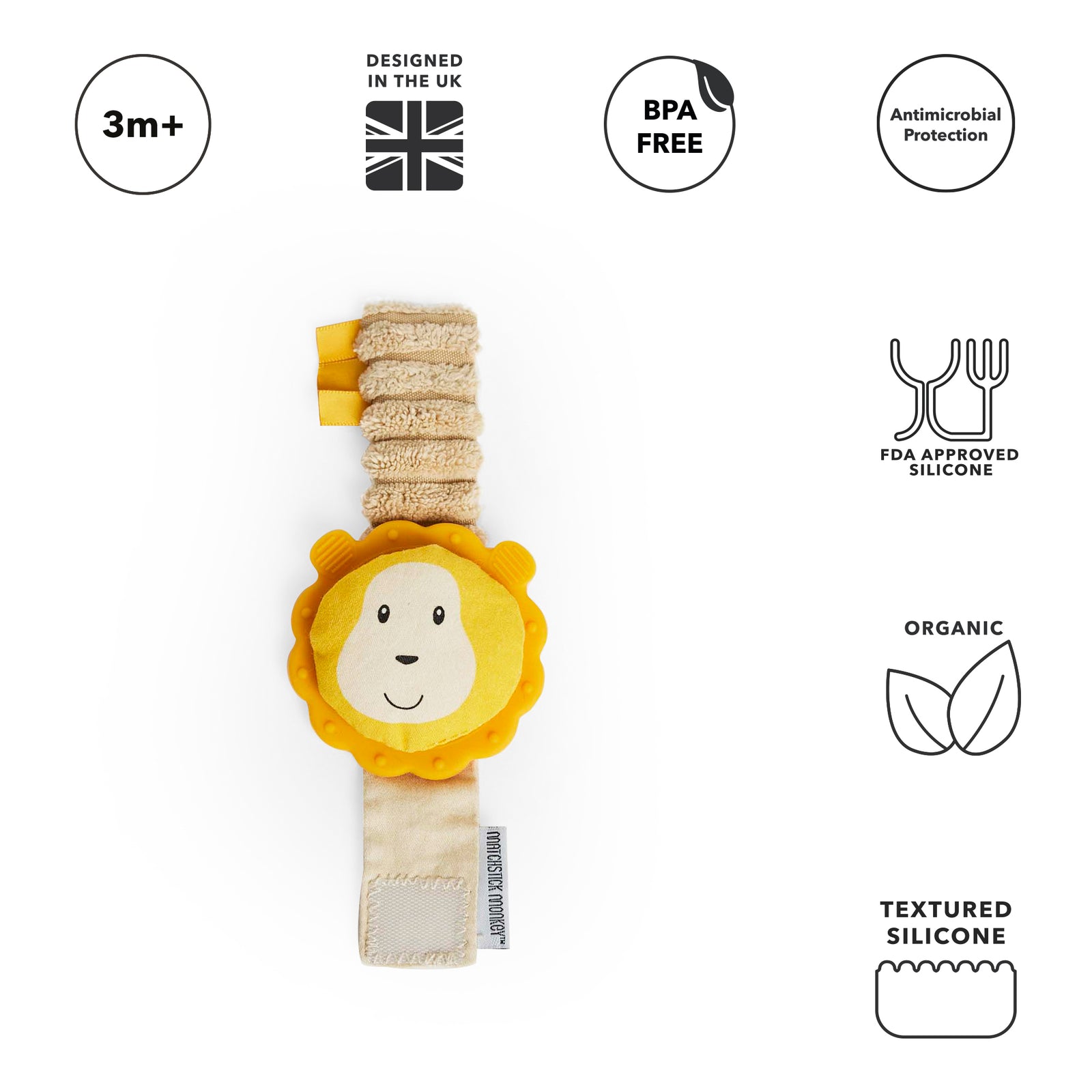 Ludo Lion Wrist Teether