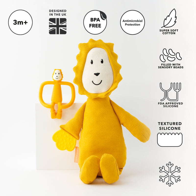 Sensory Teething Teddy Set - Lion