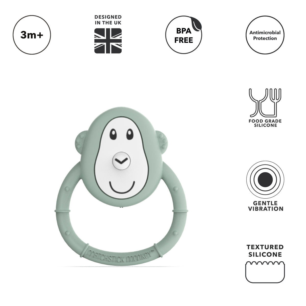 Mint Green Vibrating Teether