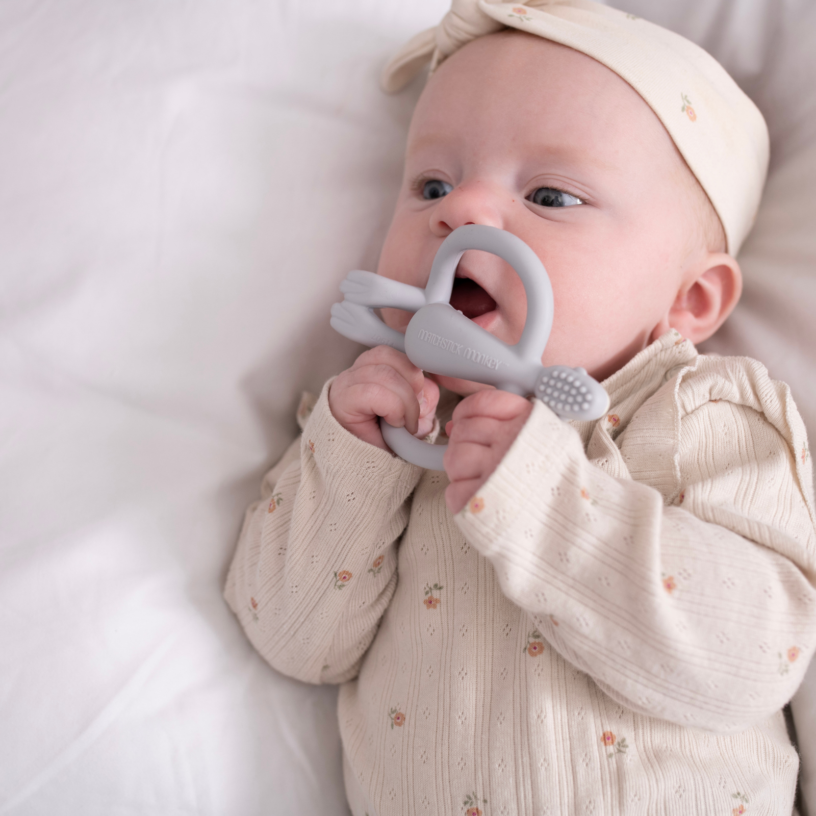 Cool Grey Monkey Teether