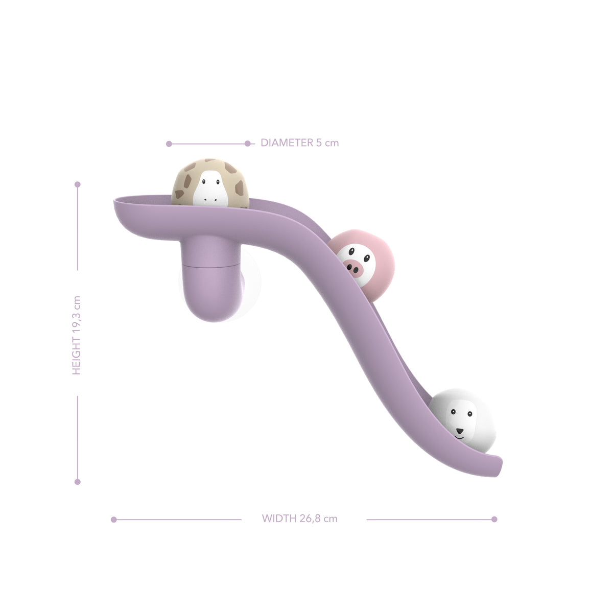 Bathtime Slide Set Lilac