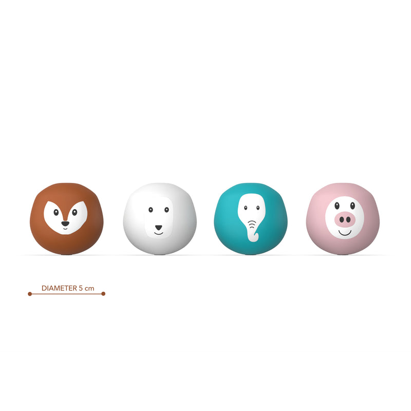 Bathtime Rocks (Fox, Pig, Elephant & Polar Bear)