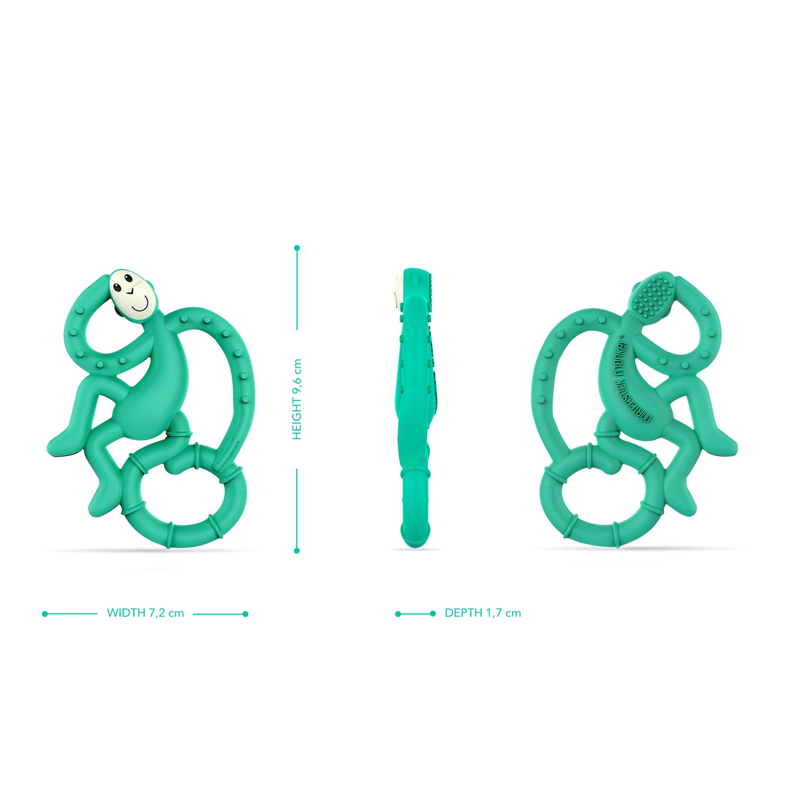 Green Mini Monkey Teether