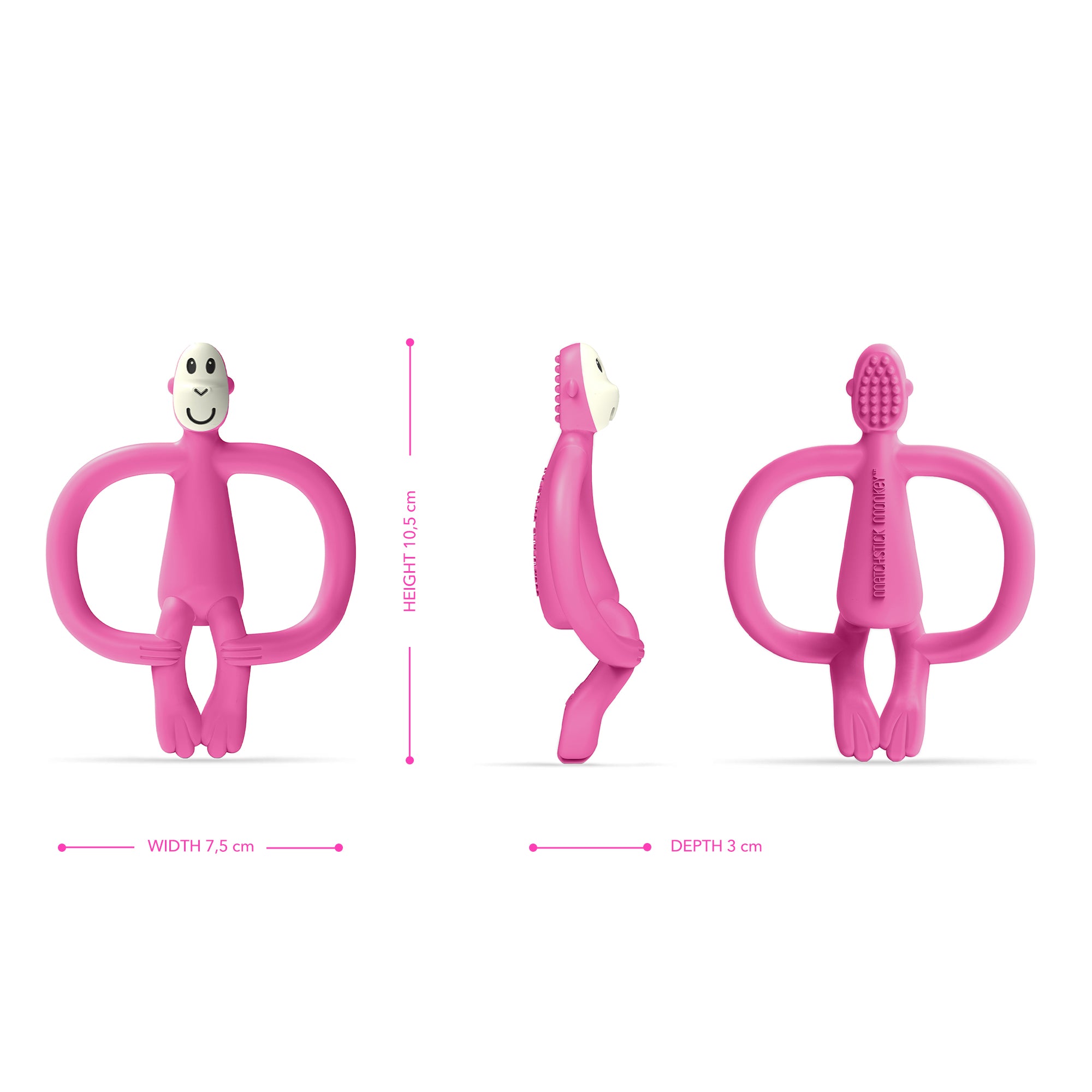 Pink Monkey Teether