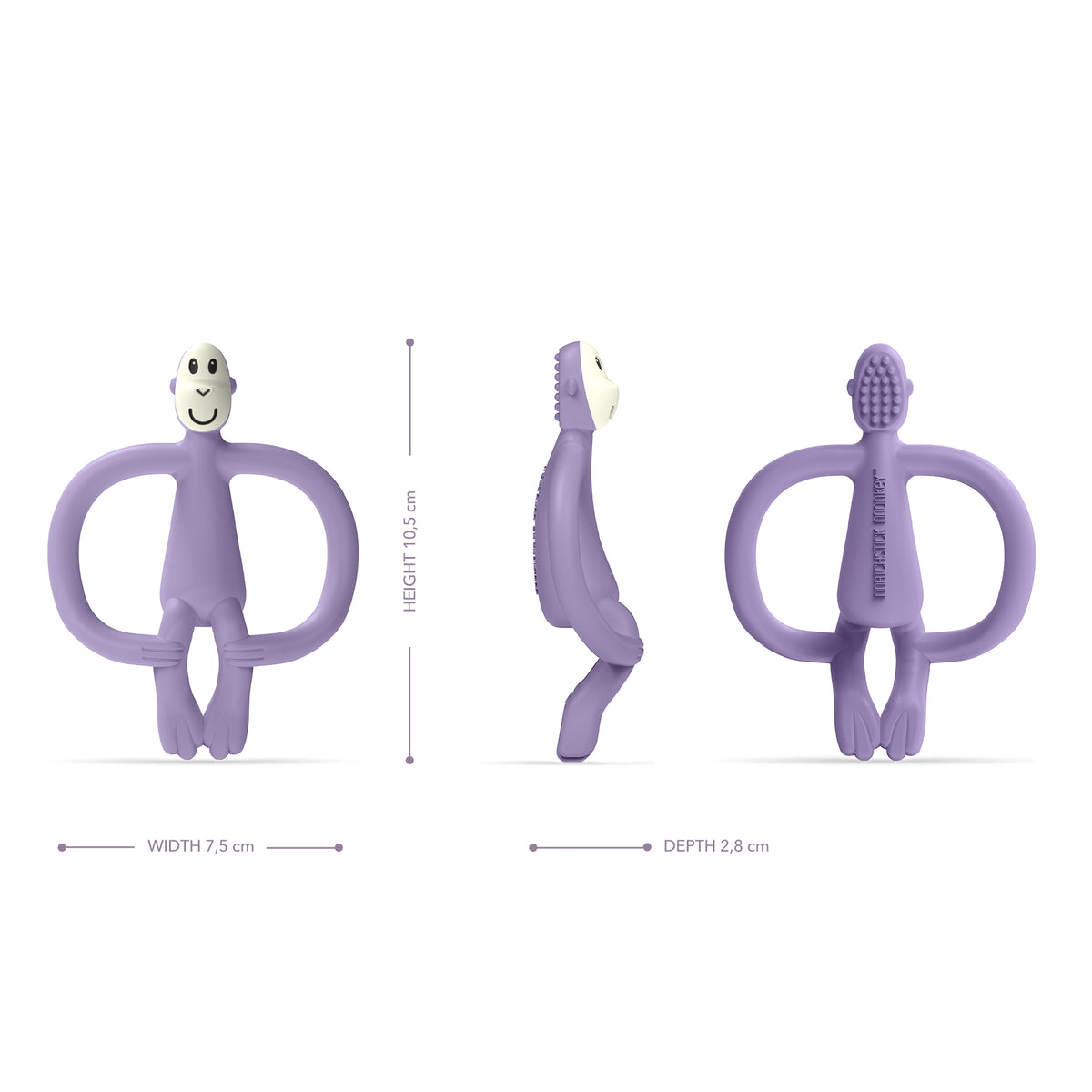 Purple Monkey Teether