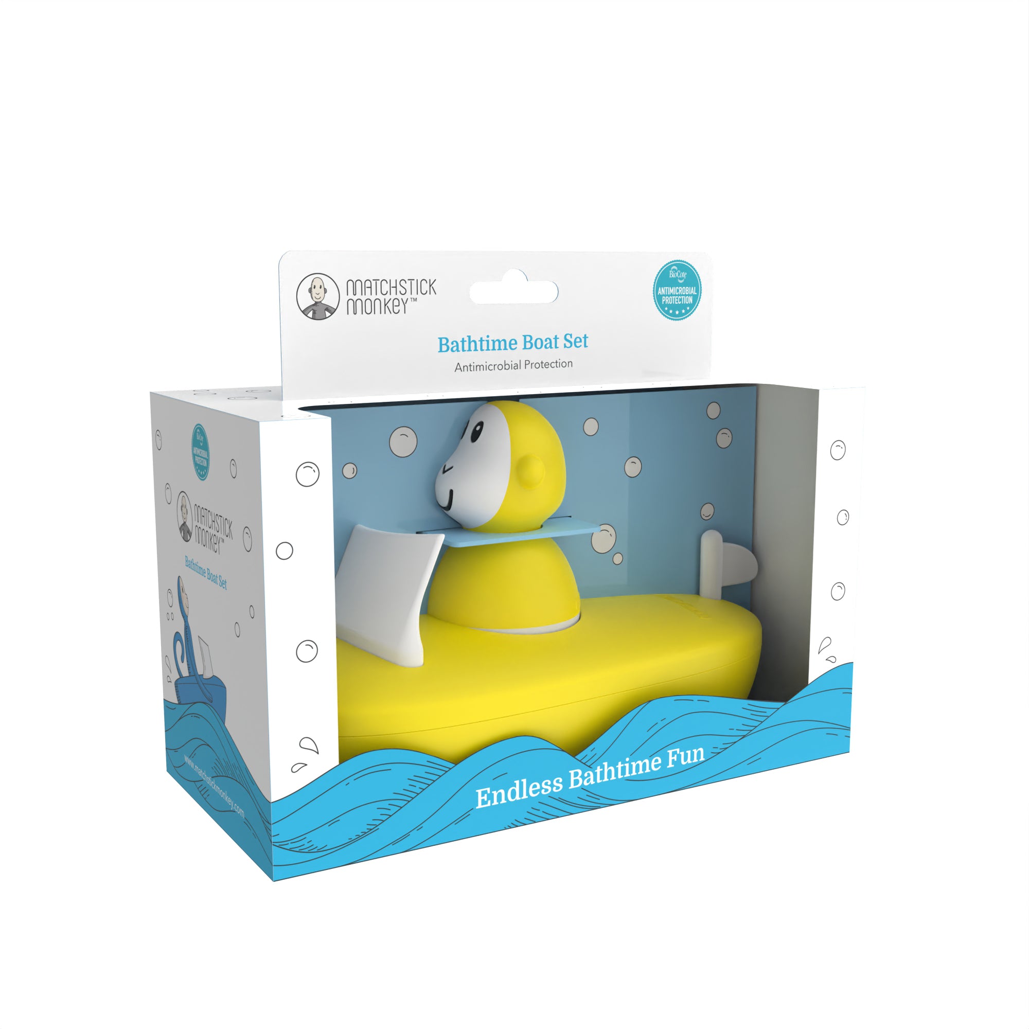 Yellow Bathtime Boat Set