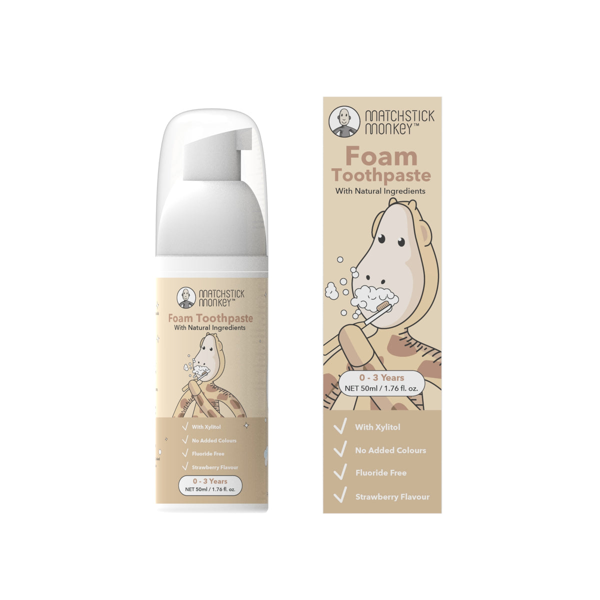 Foam Toothpaste - Giraffe