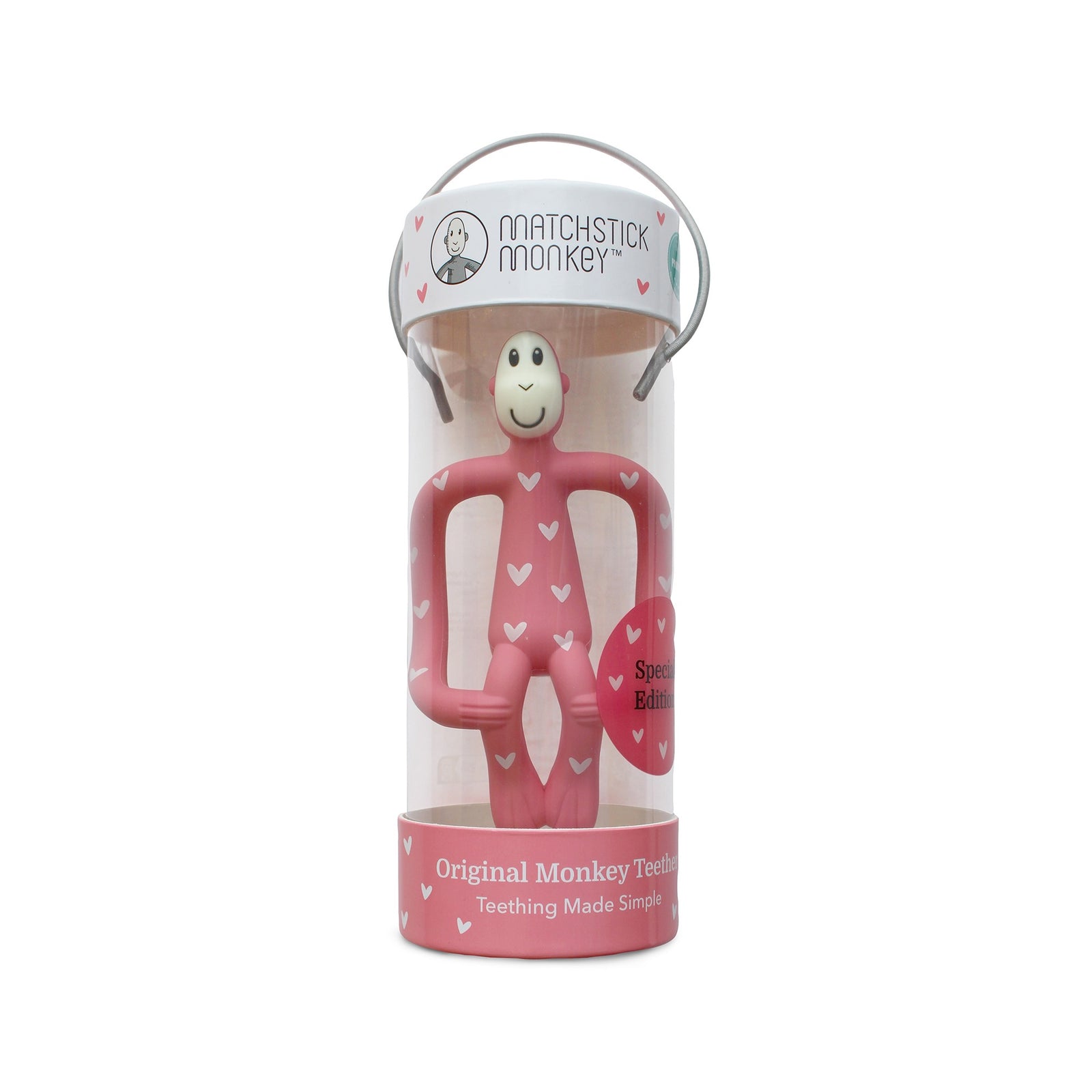 Original Monkey Teether | Animal Teething Toy | Airforce Blue | Matchstick Monkey – Matchstick Monkey UK