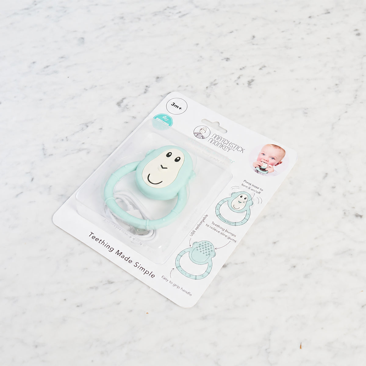 Mint Green Vibrating Teether