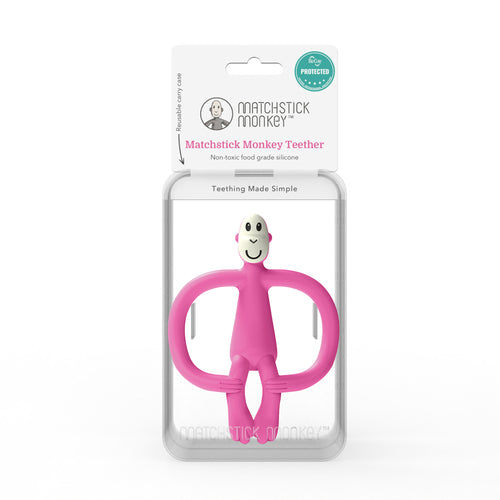 Pink Monkey Teether