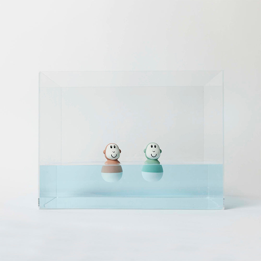 Mint Green & Dusty Pink Bathtime Wobblers